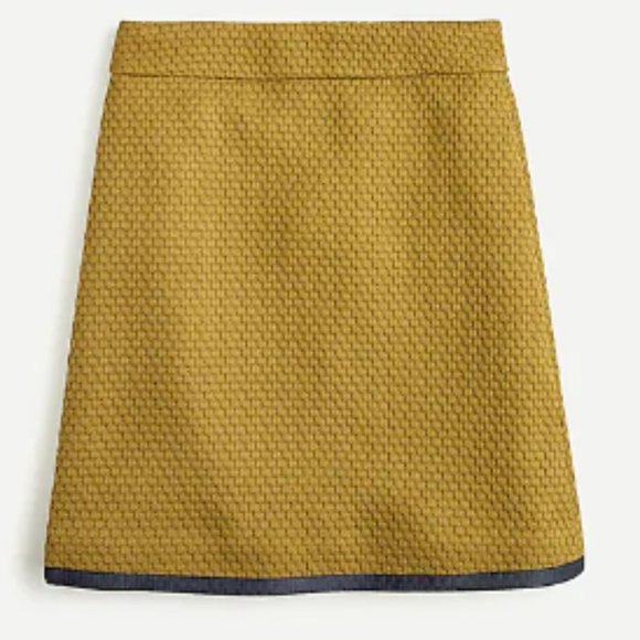 J Crew A Line Skirt in Matelassé - Picture 1 of 4